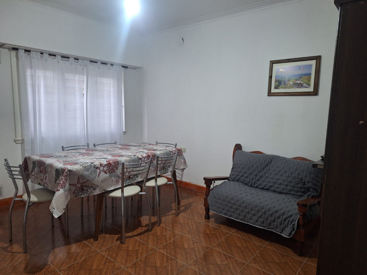 ALQUILER TEMPORAL DEPARTAMENTO 3 AMBIENTES ZONA POMPEYA. HASTA 5 PERSONAS.